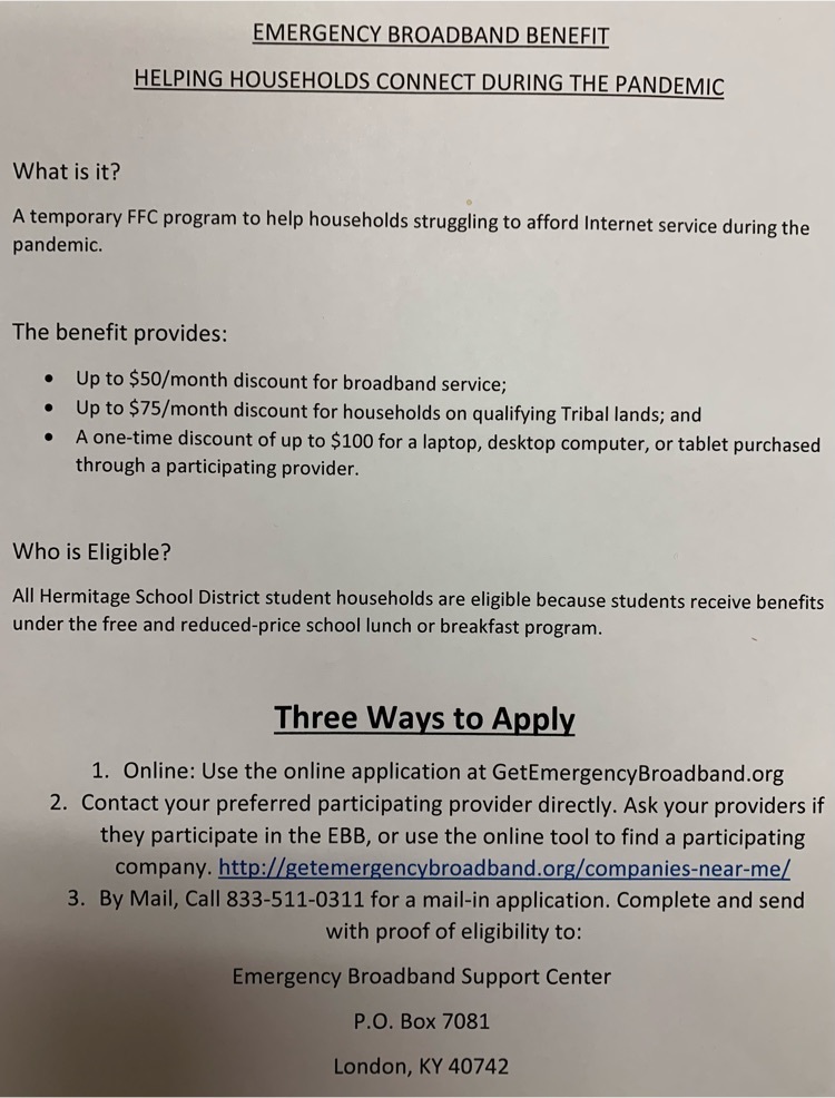 FCC broadband assistance